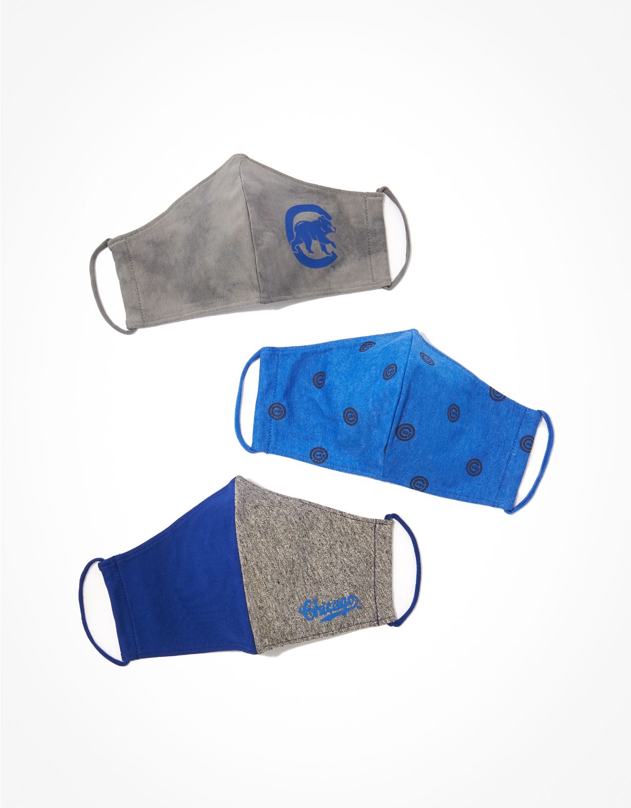Tailgate Chicago Cubs Face Mask 3-Pack