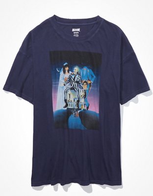 Женские футболки American Eagle AE Oversized Beetlejuice Graphic T-Shirt — фото 3