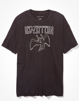 T-shirt à image brodée surdimensionné Led Zeppelin AE