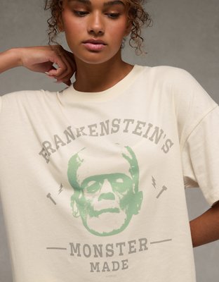 AE Oversized Halloween Graphic T-Shirt