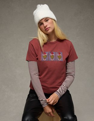 AE Ex-Boyfriend Holiday Graphic T-Shirt