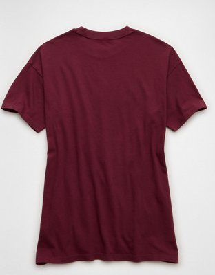 AE Snoopy Holiday Oversized Graphic T-Shirt