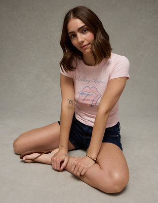 AE Rolling Stone Graphic Hey Baby Tee