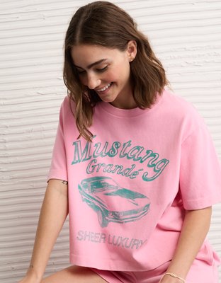 AE Boxy Mustang Graphic T-Shirt from American Eagle - $26.21