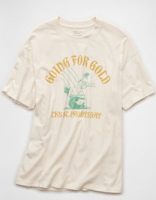 AE Oversized St. Patty's Graphic T-Shirt