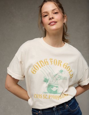 AE Oversized St. Patty's Graphic T-Shirt