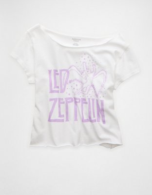 AE Off-the-Shoulder Graphic T-Shirt