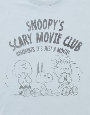 Женские футболки American Eagle AE Oversized Peanuts Halloween Graphic T-Shirt — фото 3