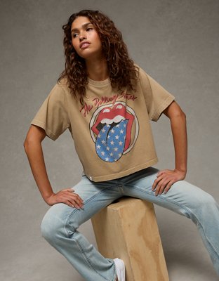 AE Boxy Rolling Stones Graphic T-Shirt from American Eagle - $34.95