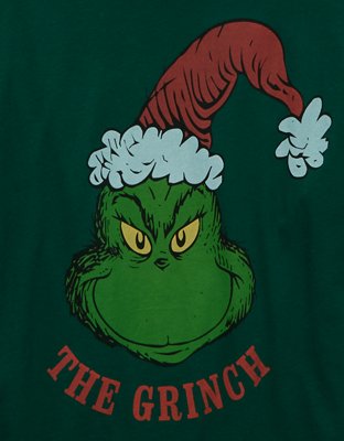 AE Grinch Oversized Holiday Graphic Tee
