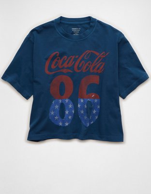 AE Boxy Coca-Cola Graphic T-Shirt
