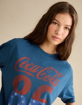 AE Boxy Coca-Cola Graphic T-Shirt from American Eagle - $31.45