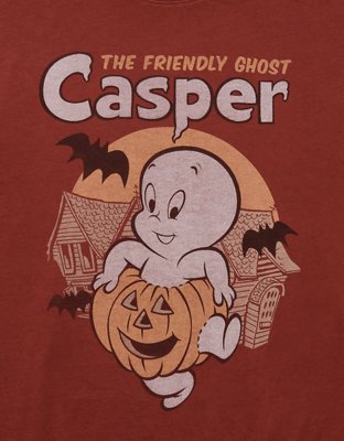 AE Oversized Casper Halloween Graphic T-Shirt