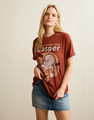 AE Oversized Casper Halloween Graphic T-Shirt