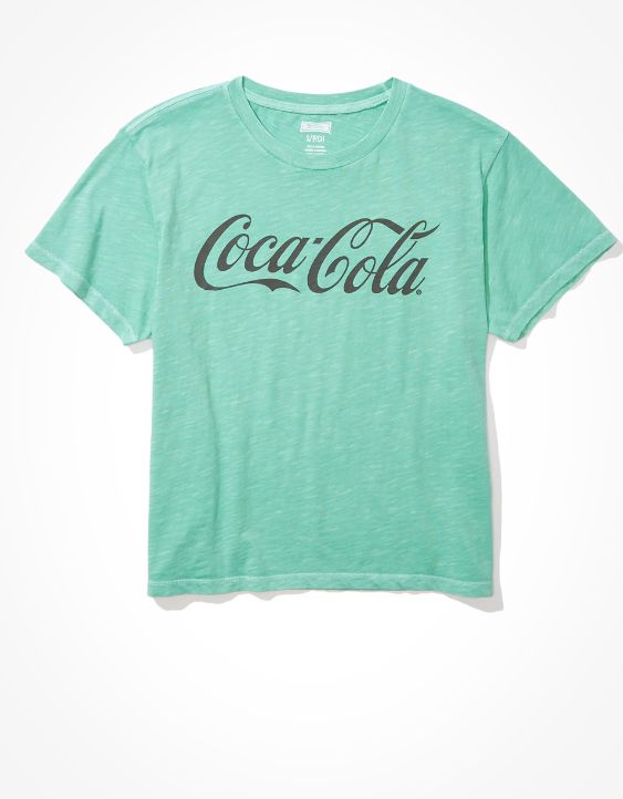 Tailgate Women's Coca-Cola Cropped T-Shirt