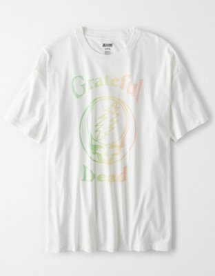 Tailgate Ae Oversized Grateful Dead Graphic Tee Women's Green X-Small/Small