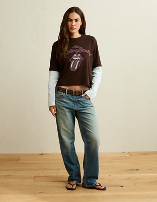 AE Twice As Nice Rolling Stones Graphic T-Shirt