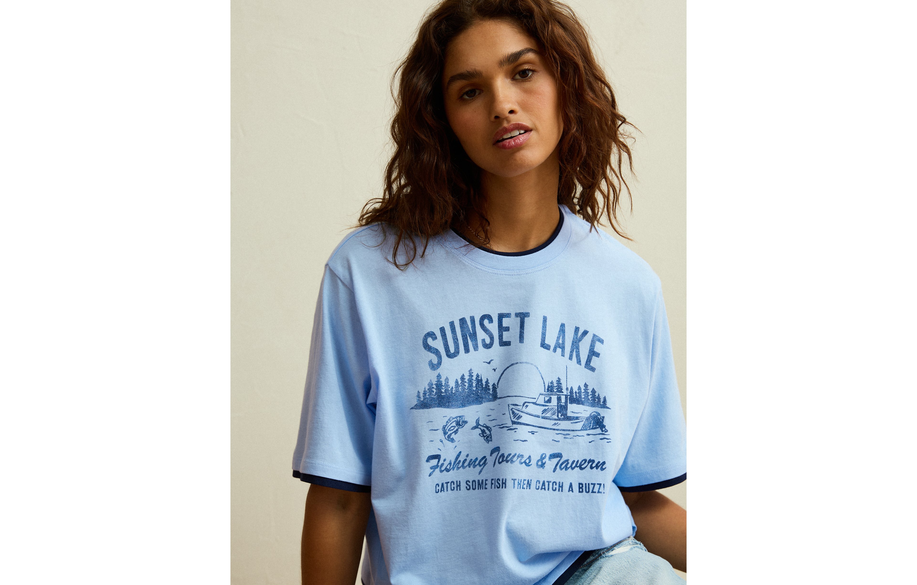 AE Twice As Nice Destination Graphic T-Shirt