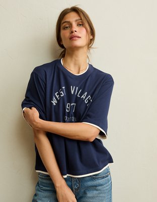 AE Twice As Nice Destination Graphic T-Shirt