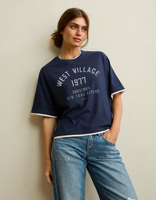 AE Twice As Nice Destination Graphic T-Shirt