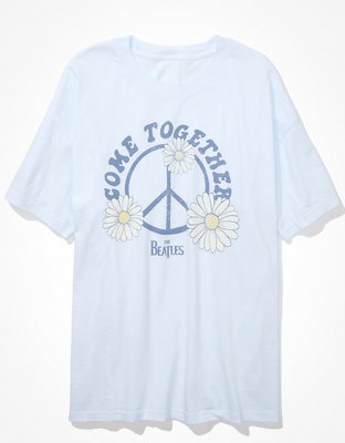 Женские футболки American Eagle AE Oversized Beatles Graphic Tee — фото 3