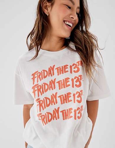 AE Oversized Friday the 13th Graphic Tee