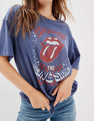 AE Oversized Rolling Stones Graphic Tee