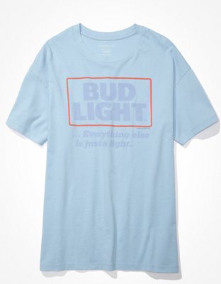 Женские футболки American Eagle AE Oversized Bud Light Graphic Tee — фото 3