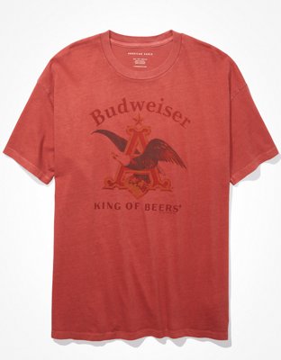 Женские футболки American Eagle AE Oversized Budweiser Graphic Tee — фото 3