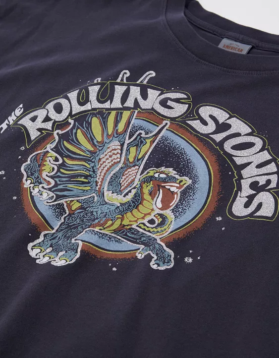 AE Oversized Rolling Stones Shine Graphic Tee