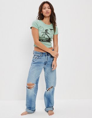 AE Smiley® Graphic Baby Tee