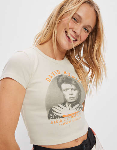 AE David Bowie Graphic Baby Tee