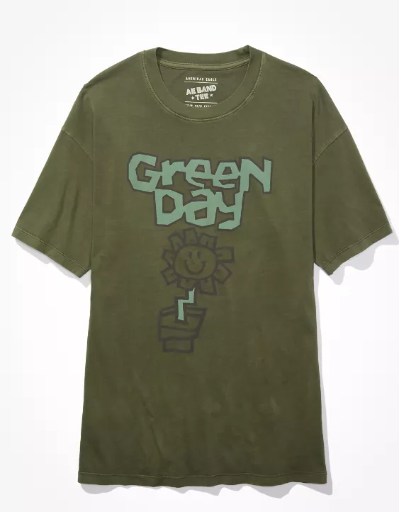 AE Oversized Green Day Graphic Tee