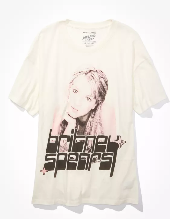 AE Oversized Britney Spears Graphic Tee