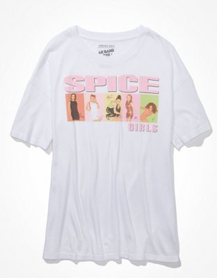 Женские футболки American Eagle AE Oversized Spice Girls Graphic Tee — фото 4