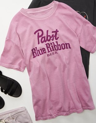 T-shirt surdimensionné à image Pabst Blue Ribbon AE