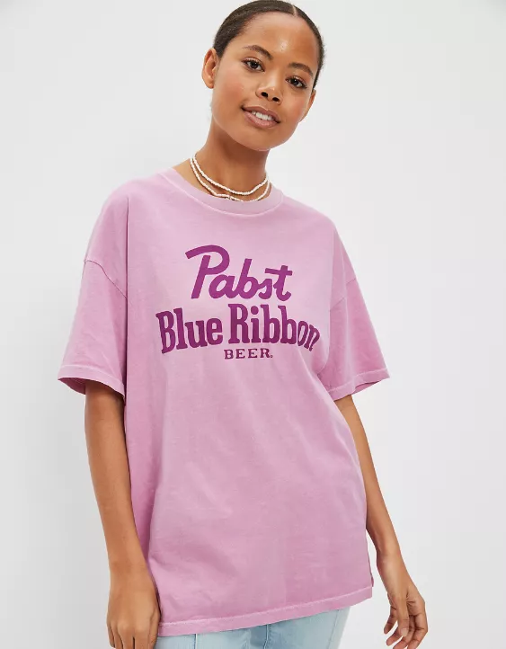 AE Oversized Pabst Blue Ribbon Graphic Tee