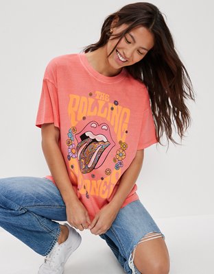 Rolling stones t shirt american eagle sale