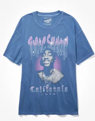 AE Oversized Tupac Graphic Tee