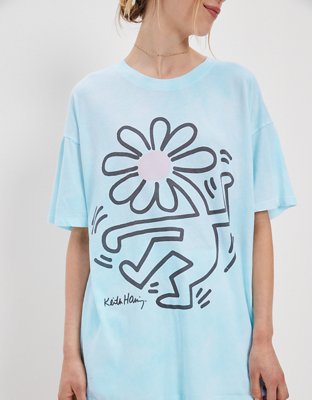 Женские футболки American Eagle AE Oversized Keith Haring Graphic Tee — фото 5