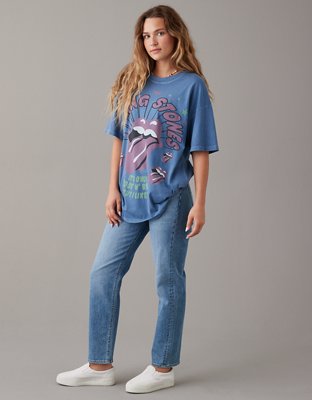 Ae Oversized Rolling Stones Graphic Tee