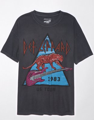 AE Oversized Def Leppard Graphic Tee | AE