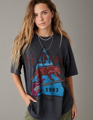 T-shirt à image surdimensionné Def Leppard AE
