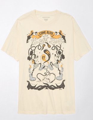 Женские футболки American Eagle AE Oversized Halloween Mickey Graphic Tee — фото 3