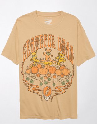 Женские футболки American Eagle AE Oversized Grateful Dead Graphic T-Shirt — фото 3