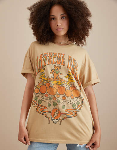AE T-shirt extragrande con gráfico de Grateful Dead