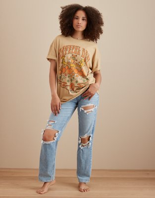 Женские футболки American Eagle AE Oversized Grateful Dead Graphic T-Shirt — фото 5
