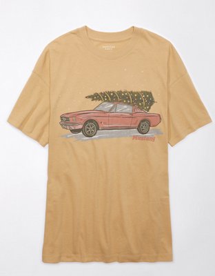 AE Oversized Holiday Ford Graphic T-Shirt