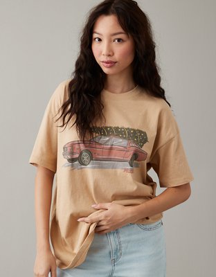 AE Oversized Holiday Ford Graphic T-Shirt