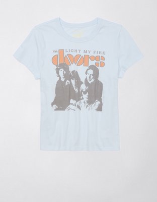 Женские футболки American Eagle AE The Doors Graphic Tee — фото 2